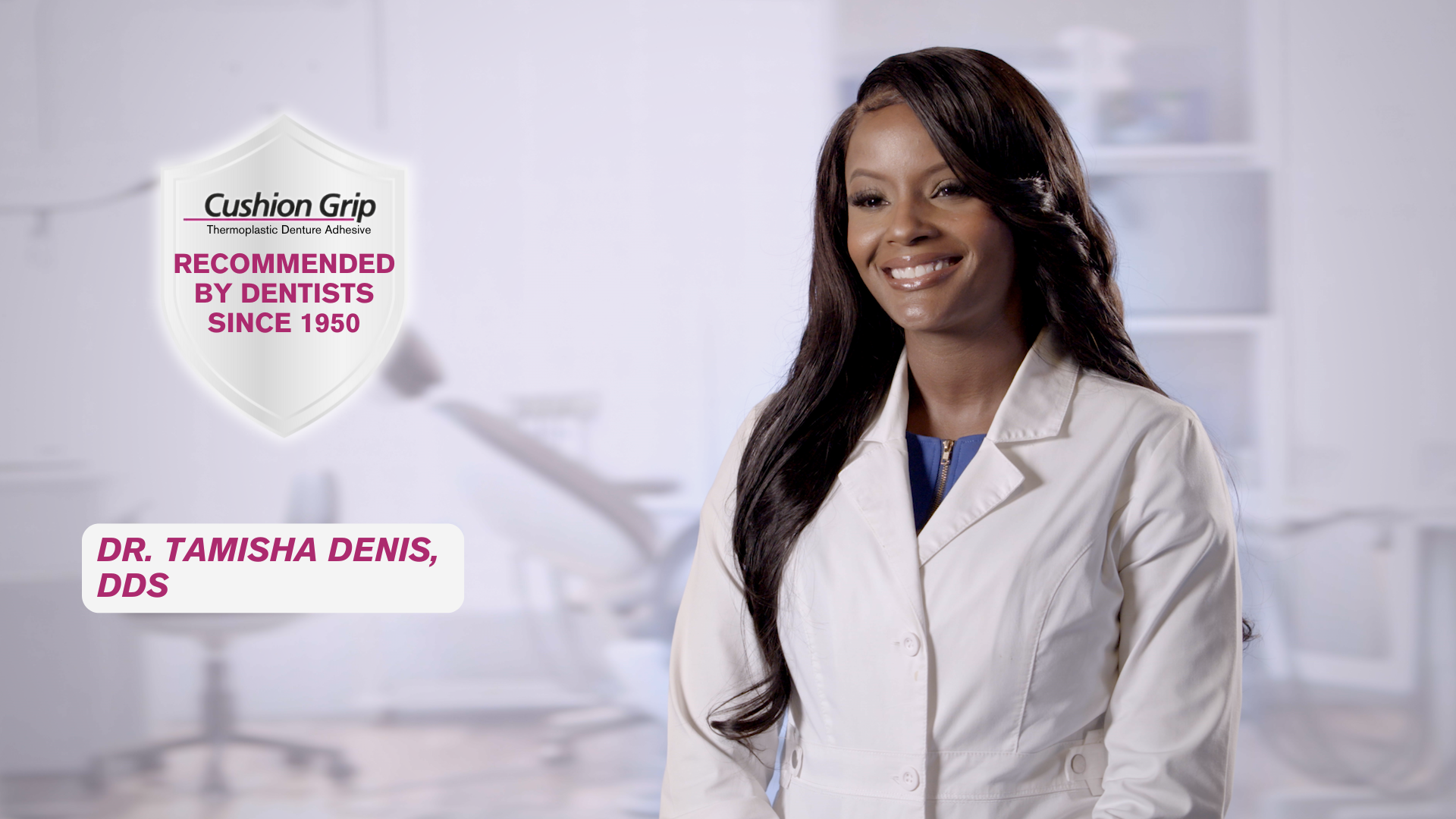 Cushion Grip: Trusted and recommended by dentists since 1950.