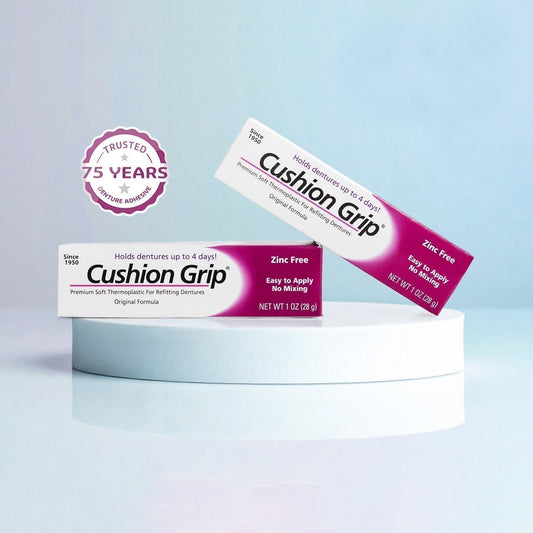 How to Apply and Remove Cushion Grip Denture Adhesive