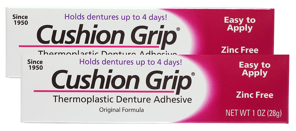 Cushion Grip Denture Adhesive 2-pack (1 oz.)