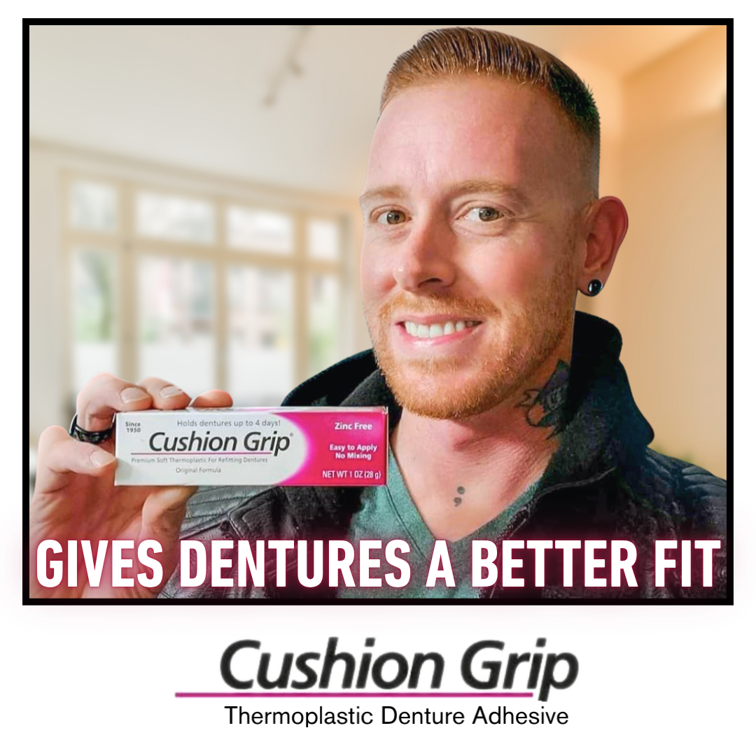 Enjoy Up to 4 Days of Secure, Comfortable Wear for Denture Wearers