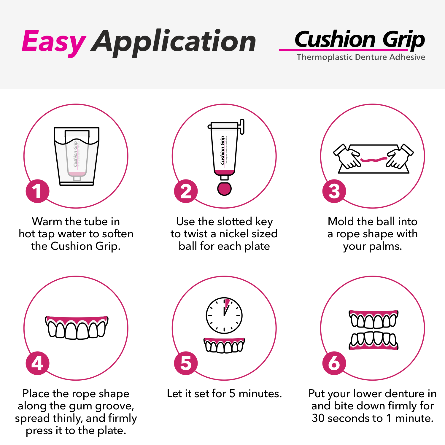 A Denture Adhesives that Keeps LooseFitting Dentures in Place My