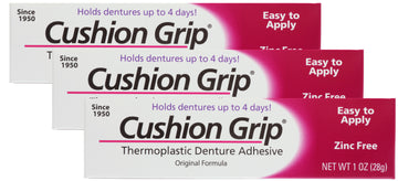 How To Remove Cushion Grip Denture Adhesive From Dentures / Cushion Grip  Tutorial